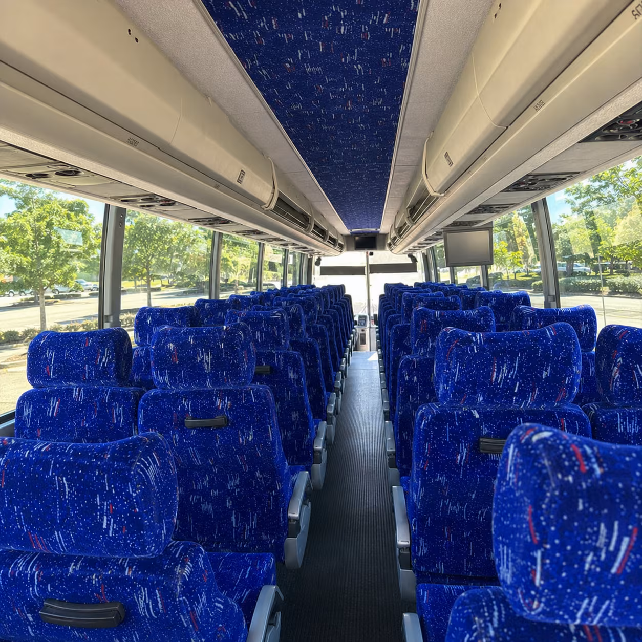 erie corporate event transportation onboard seating