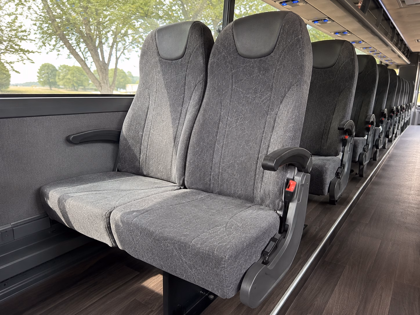 erie religious group transportation onboard seating